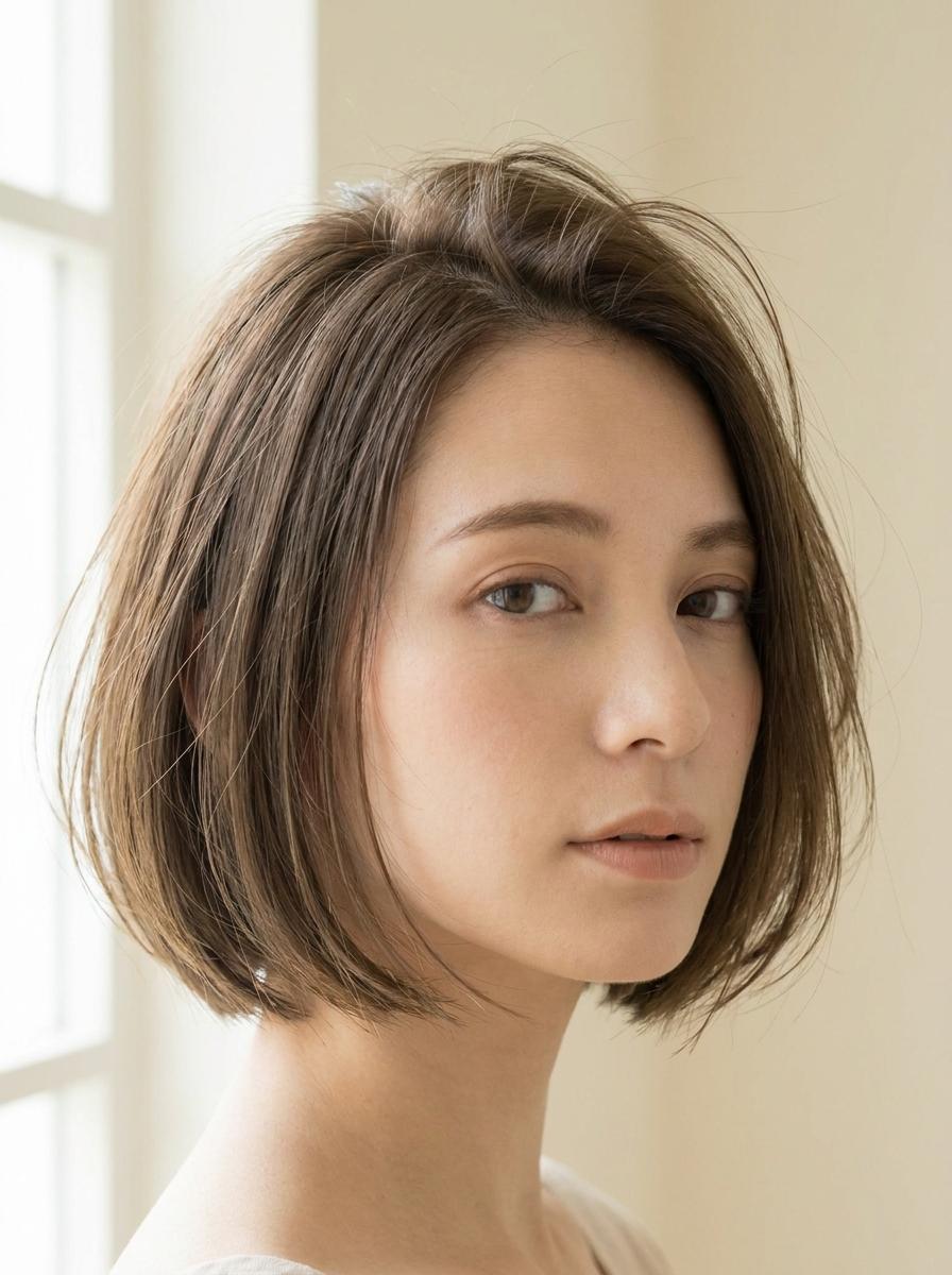 Kurzer Bob mit Ansatzvolumen - Bob Frisur für feines Haar